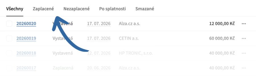 Náhled filtrace